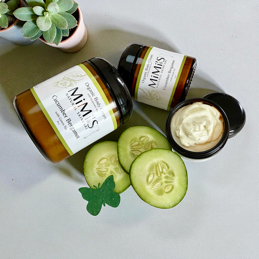 Organic Body Cream: Cucumber, Bergamot & Green Tea