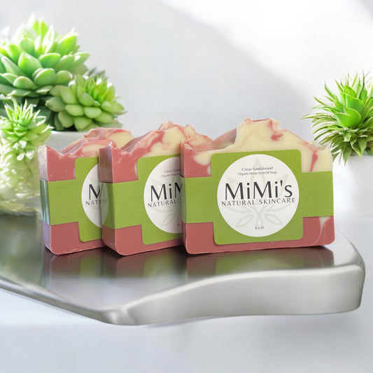 Handmade Organic Cold Pressed Soap! - Citrus Sandalwood!