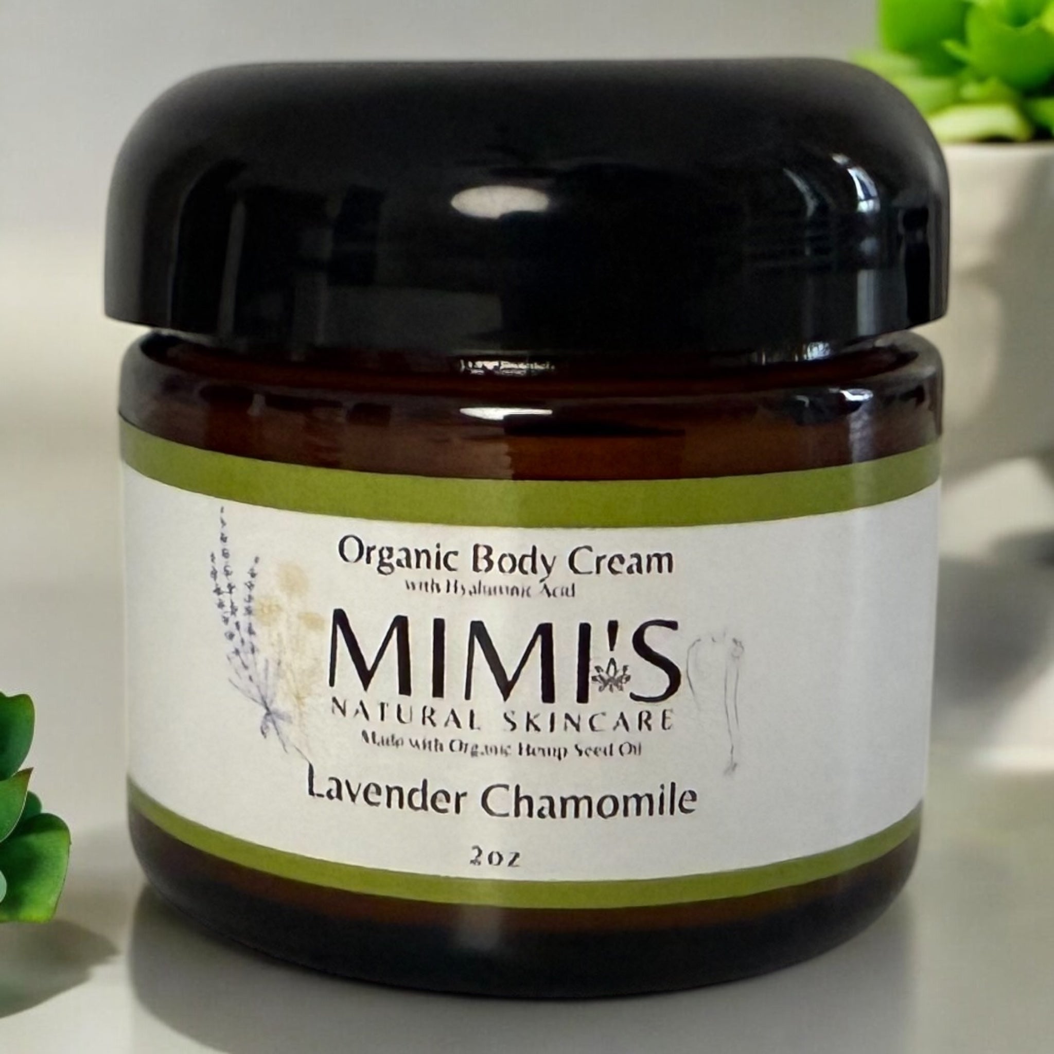 Organic Body Cream, Lavender Chamomile