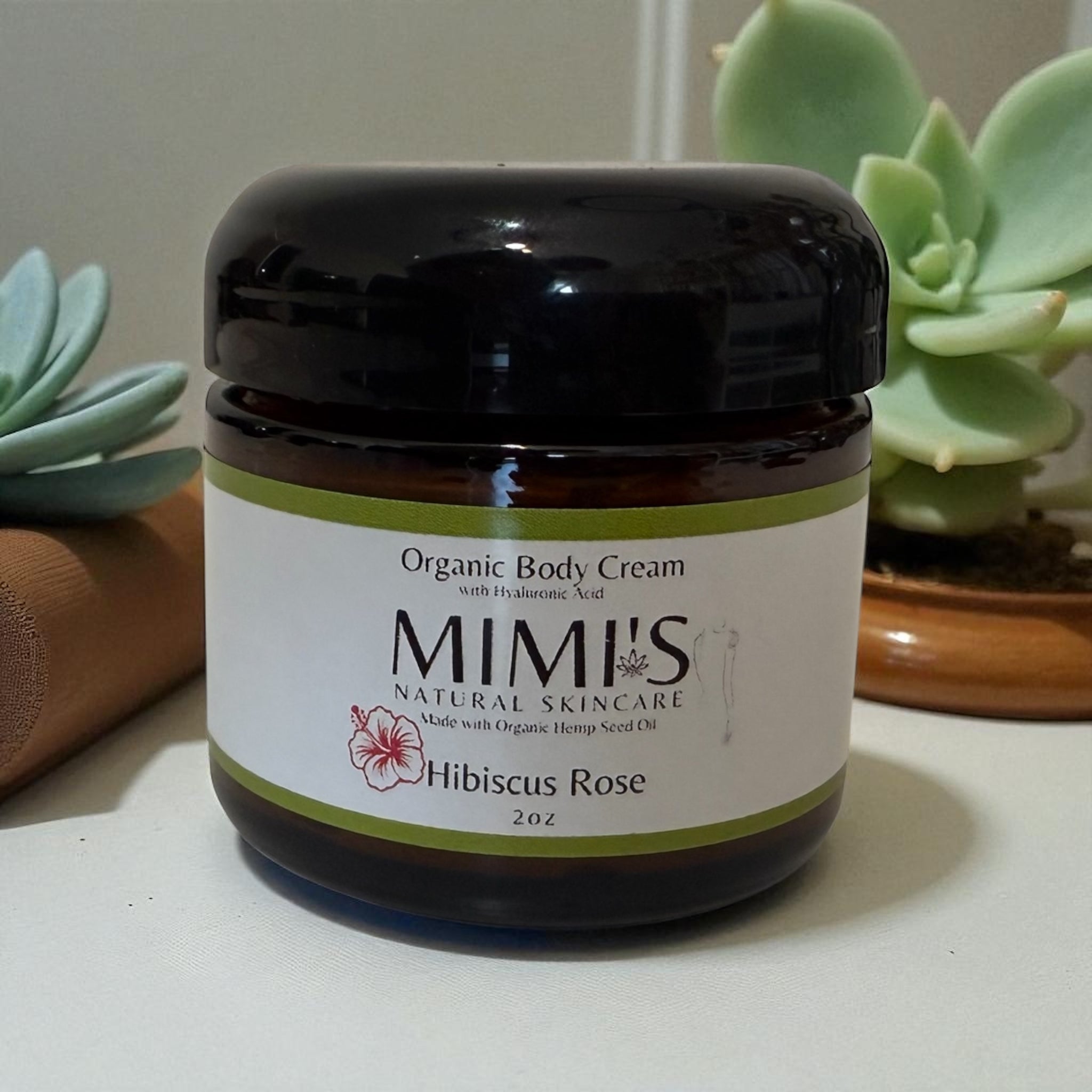 Organic Body Cream, Hibiscus Rose